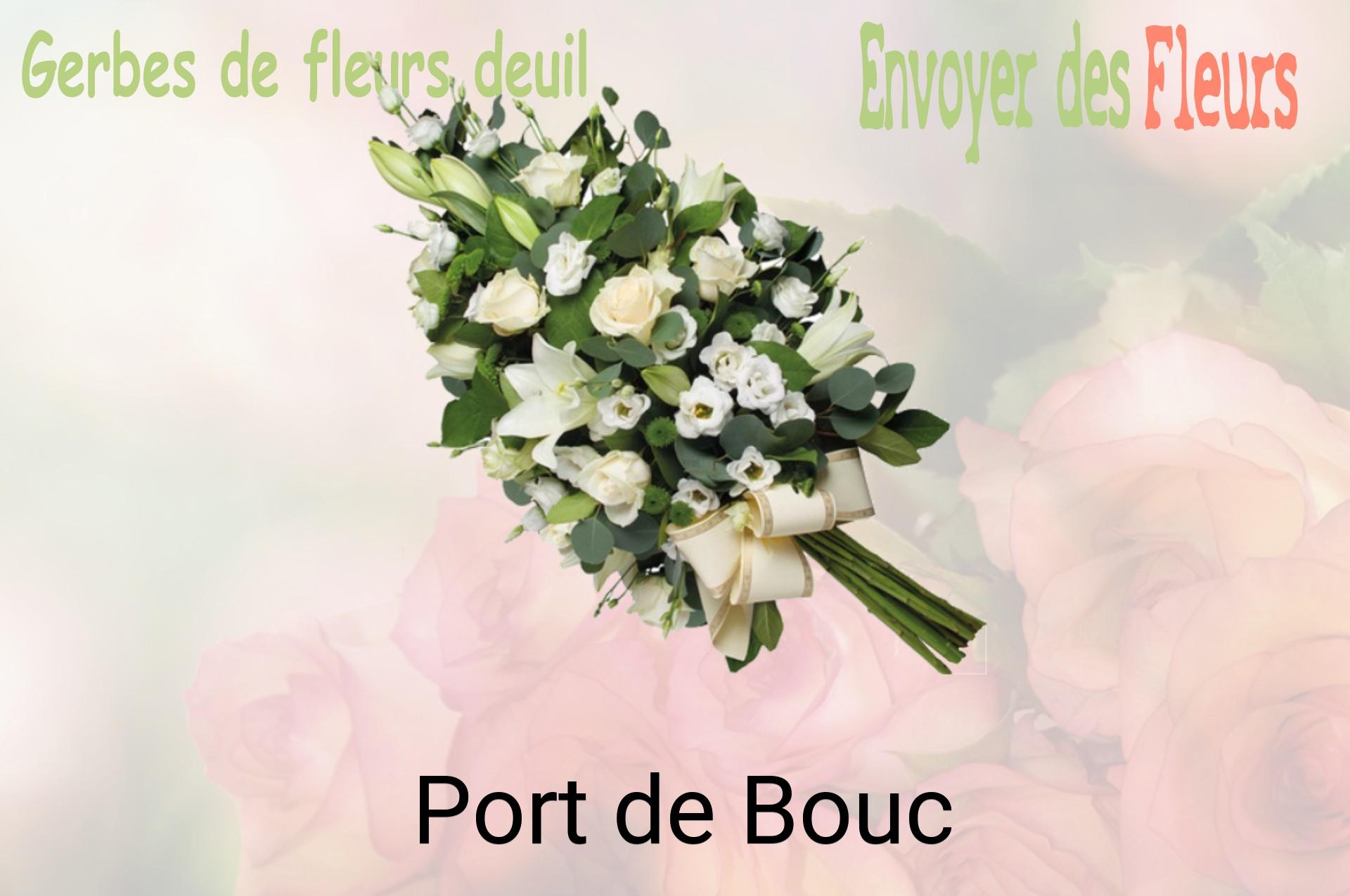 Gerbe de fleurs de deuil livrée à Port-de-Bouc